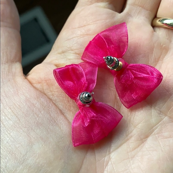 Silk Ribbon Earrings - Picture 3 of 3